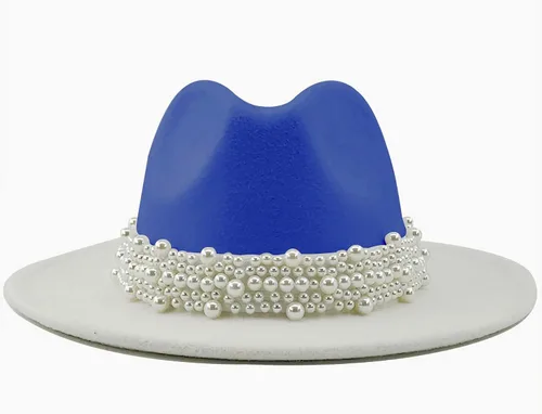 Vista 19 de Sombreros de fieltro de Panamá, sombrero de vestir clásico de ala ancha