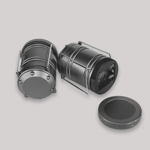 Vista 7 de Lichamp Linterna LED para campamento, paquete de 4 linternas alimentadas por batería para cortes de energía, luz colgante plegable portátil esencial