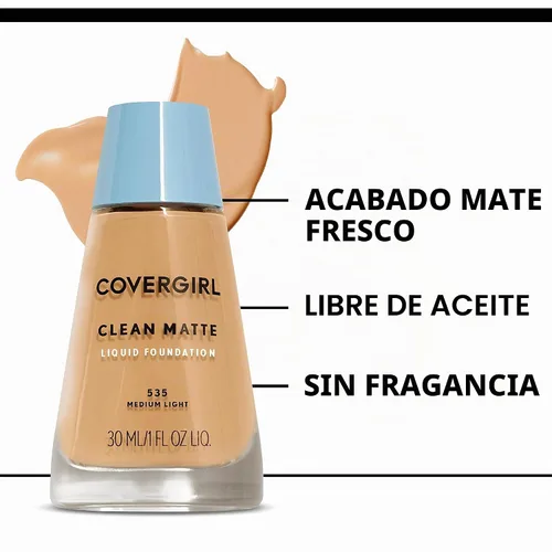 Vista 6 de CoverGirl Clean Maquillaje líquido control de aceite