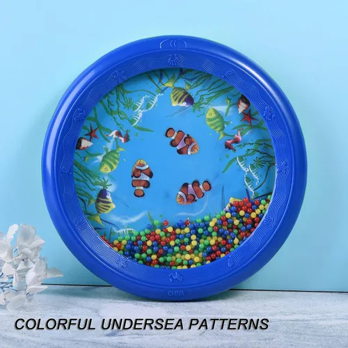 Vista 4 de Ocean Drums Wave Bead Drums Sea Sound Drums Instrumentos musicales para niño niño bebé