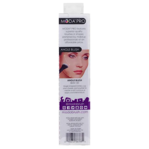Vista 4 de Royal Brush Moda Pro - Cepillo de maquillaje cosmético, color rubor angular, 0.11