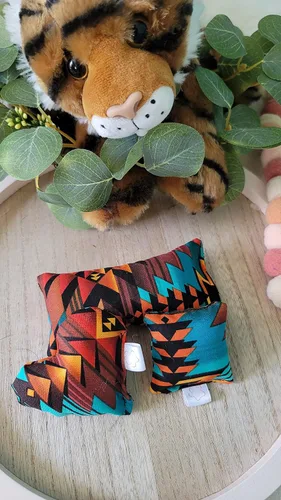 Vista 5 de Juguete Western Cat Nip (3 unidades, corazón, cuadrado y rectangular)