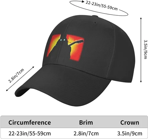 Vista 6 de Pyglaiuffqg Buckethead - Gorra de béisbol para niño, sombrero de hip hop, para niña, béisbol, fútbol, unisex, para papá, color negro, Negro