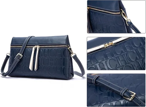 Vista 2 de MWTS CHCH Bolso bandolera con estampado de letras para mujer