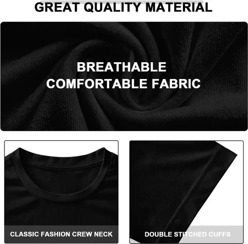 Vista 5 de Camiseta personalizada en la parte delantera y trasera, personalizada, diseña tu propia camiseta, para hombres y mujeres, camisetas con logotipo