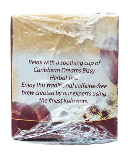 Vista 4 de Caribbean Dreams Bissy Tea (Kola Nut), 24 bolsas de té (paquete de 3) por Caribbean Dreams
