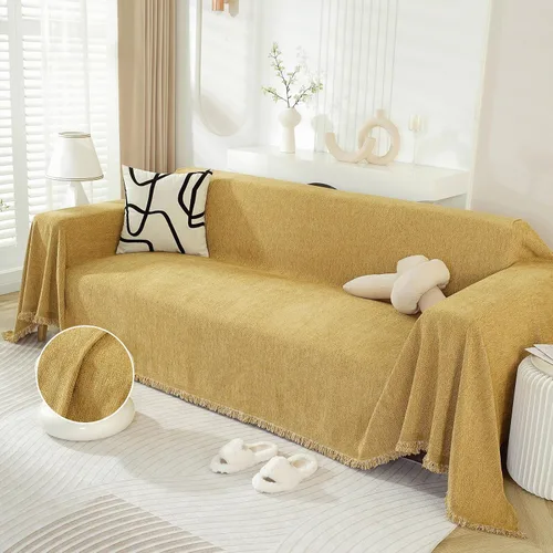 Vista 27 de DREAMINGO Funda de Sillón de Chenilla Fundas de Sofá Jacquard Lavables Protector de Muebles Funda de Sofá Reclinable 1 Cojín Funda de Silla