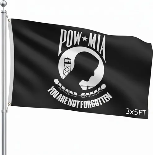 Vista 57 de Bandera para exteriores de SSK de poliéster resistente al clima por ambos lados. Tamaño grande: 3 pies por 5 pies, camuflaje (Army Star (Camo))