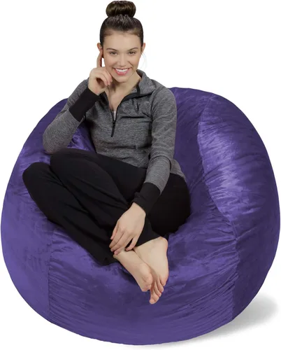 Vista 36 de [Usado] Sofa Sack Funda para Silla Puff Solo la Funda, para Adultos y Niños, Sin Relleno, Cómoda y Esponjosa, Funda de Repuesto para Silla Puff