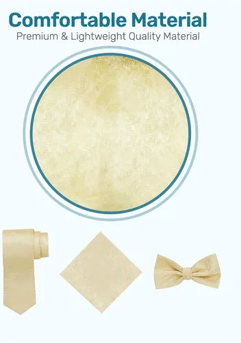Vista 6 de S.H. Churchill & Co. Conjunto formal de chaleco y corbata de cachemira de 4 piezas para niños