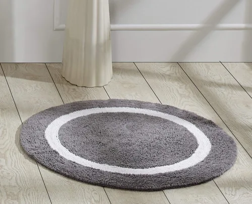Vista 45 de Better Trends - Alfombra de baño 100% algodón reversible, altamente absorbente y lavable a máquina, suave, tapete de ducha para piso de baño