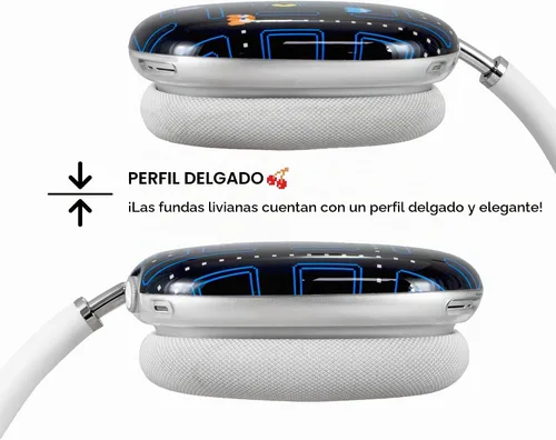 Vista 5 de Sonix Funda Protectora para Auriculares AirPods Max - Elegantes Cubiertas de Orejas de Carcasa Dura de TPU PAC-Man