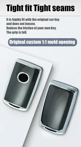 Vista 4 de ontto Funda de llave de 4 botones para Mazda 3 Hatchback, funda de llave de automóvil de TPU, elegante soporte para llaves para Mazda 3, 6, CX-5