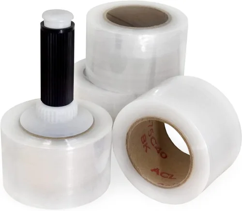 Vista 22 de IDL Packaging Mini rollo de envoltura elástica de 5 pulgadas x 1000 pies