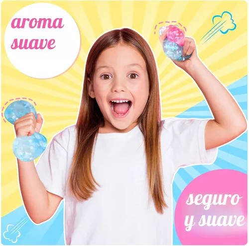 Vista 5 de Gretex Cubo de hielo Fidget Toy para todas las edades: paquete de 3 cubos suaves sensoriales Fidget cubo de hielo bola de estrés Squishy Cube