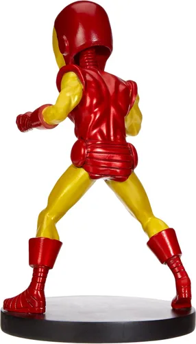 Vista 3 de NECA Marvel Classic Head Knocker Iron Man Toy 8 pulgadas
