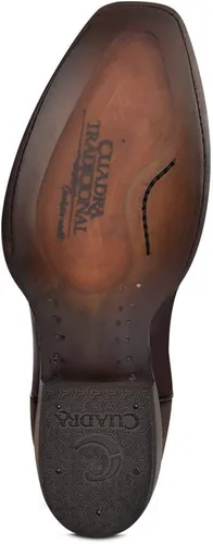 Vista 9 de Cuadra Botas occidentales para hombre en cuero genuino marrón, Metálico, marrón