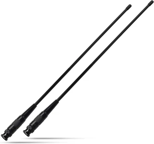 Vista 8 de Antena HYS UHF BNC Base HT 15.3 pulgadas para Walkie Talkie/Repetidor GMRS UHF 462-467Mhz Two Way Radio Antennas for 460-470Mhz ICOM IC-V9