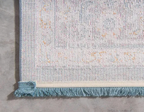 Vista 9 de Unique Loom Colección Baracoa - Alfombra de área Prado (2 pies 2 pulgadas x 3 pies 1 pulgada, Rectangular, Gris/Azul)