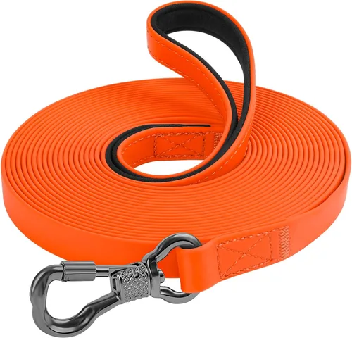 Vista 11 de XiaZ Correa larga impermeable para perros, correa larga de entrenamiento para perros grandes, medianos y pequeños, al aire libre, caminar, jugar
