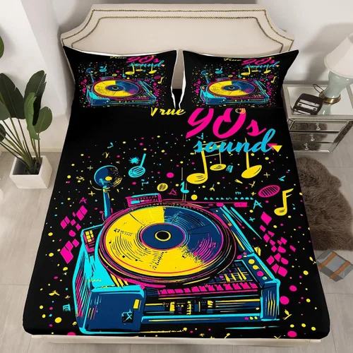 Vista 8 de Erosebridal Juego de ropa de cama de hipopótamo de dibujos animados Kawaii Panda Umbrella para niños y niños, lindas sábanas de cama para amantes