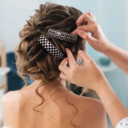 Vista 6 de WILLBOND 6 Piezas Pasadores de Cabello para Mujeres Pasadores Grandes Clips Franceses para Cabello Broche Retro para Regalos de Mamá Accesorios