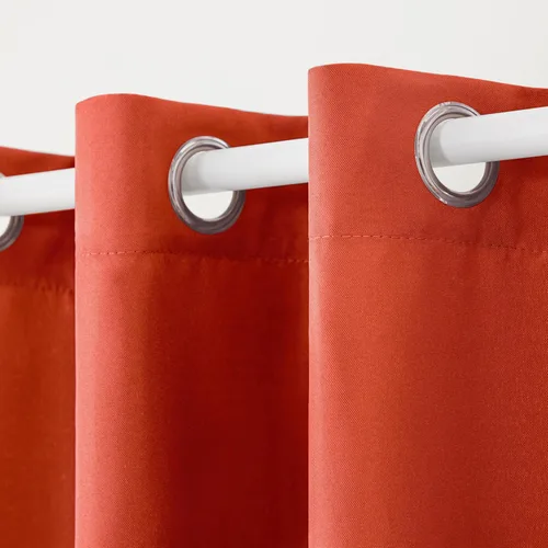 Vista 84 de TOWN & COUNTRY BASICS Cabana Cortinas Sólidas de Peso Pesado para Interiores y Exteriores, Opacidad de Filtrado de Luz con Parte Superior de Ojales