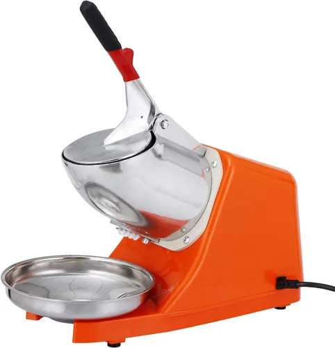 Vista 5 de Máquina de afeitar eléctrica de hielo para máquina de afeitar de nieve 300 W 2000 r/min trituradoras de hielo con hoja de acero inoxidable para uso