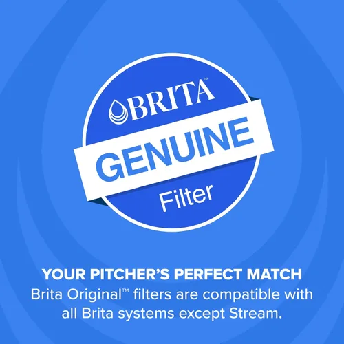 Vista 8 de Brita Standard Water Filter for Pitchers and Dispensers, Reduces Copper, Cadmium and Mercury Impurities, Lasts Two Months or 40 Gallons, Includes 6