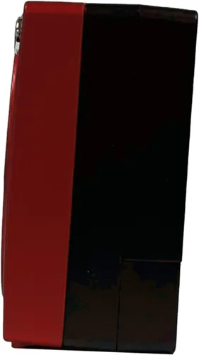 Vista 2 de SEIKO Fuji II - Reloj despertador para dormitorio, color rojo oscuro metálico