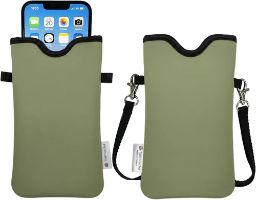 Vista 7 de Tainada Funda Estuche Bolsa de Neopreno para Teléfono para Hombres y Mujeres con Correa Cruzada/Cordón para el Cuello para iPhone 17/16/15 Pro Max