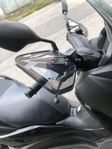 Vista 8 de Easygo par motocicleta protector protector parabrisas para Yamaha NVX NMAX AEROX 125 150 155 Xmax 250 300 400