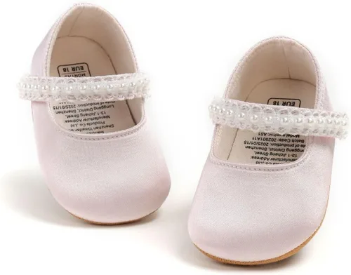 Vista 21 de Zapatos de vestir florales Mary Jane para bebé niña 01 Blanco