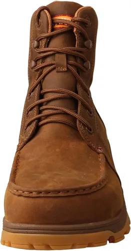 Vista 5 de Twisted X Men's 6" Work Oblique Toe Boot, Moc Toe Nano Toe with CellSole