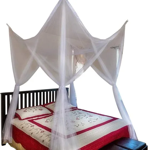 Vista 11 de Toldo de red 4 Poster de Octorose® mosquitero funcional tamaño Queen o King Marrón