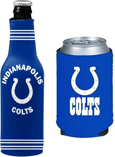 Vista 62 de Soporte aislante para latas y botellas de fútbol americano enfriador de bebidas Huggie (Nueva Orleans (Saints) - Negro) Nueva Orleans (Santos)