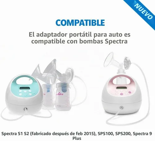 Vista 2 de Adaptador de encendedor de vehículo de automóvil de 12 voltios para extractor de leche Spectra S1, S2 - Adaptador de corriente de repuesto