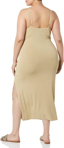 Vista 5 de The Drop Alisa - Vestido largo con tiras recortadas para mujer