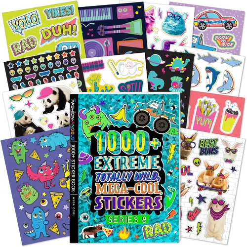 Vista 9 de Fashion Angels Más de 2,000 cuadernos de calcomanías del alfabeto, incluye divertidas y coloridas calcomanías de letras para manualidades, ideal