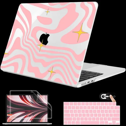 Vista 18 de Mektron Funda para MacBook Air 2025 M4 de 13.6 pulgadas A3240 Compatible con 2023 A2681 M2 2024 A3113 M3 Chip con Liquid Retina Display Touch ID