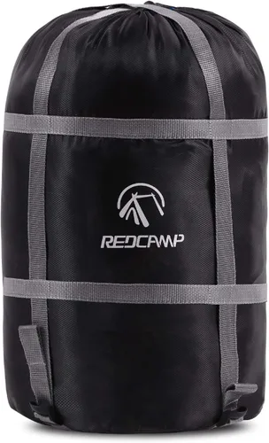 Vista 7 de REDCAMP Saco de compresión para saco de dormir, Negro M, L, XL y XXL, ideal para mochileros y camping
