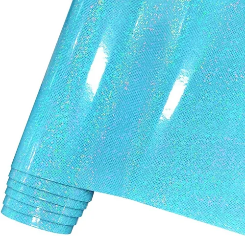 Vista 19 de HYANG - Espejo holográfico de piel sintética de color negro, cristal láser, 1 rollo de 12 x 53 pulgadas, piel sintética muy adecuado para aretes