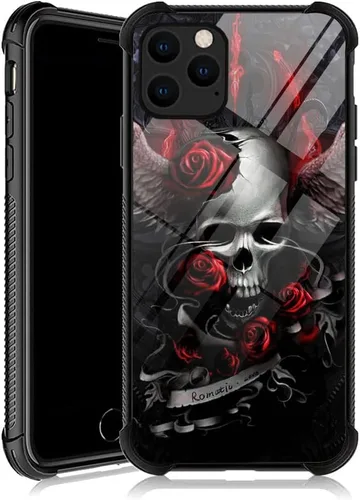 Vista 10 de DJSOK Funda para iPhone 11, Fundas para iPhone 11 con diseño de bandera de la policía estadounidense para hombres y mujeres, Funda trasera