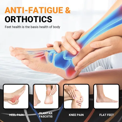 Vista 3 de VALSOLE Plantillas para fascitis plantar con soporte de arco alto, plantillas ortopédicas para pies planos, mujeres y hombres, plantillas de botas