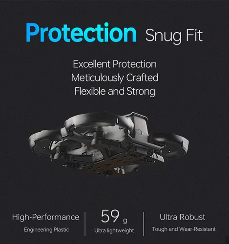 Vista 3 de Generic AVATA 2 Drone Propeller Guard Protector de 360 grados, para DJI AVATA2 Funda protectora de parachoques, antigolpes y antiarañazos