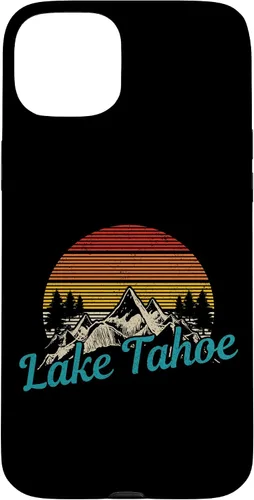 Vista 9 de Lake Tahoe California USA Vintage Souvenir Case for iPhone 16