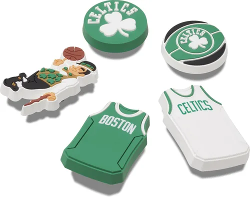 Vista 2 de Crocs Jibbitz - Dijes para zapatos, colección deportiva de equipos de baloncesto de la NBA