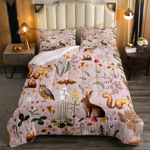 Vista 11 de Erosebridal Juego de edredón de mariposa tamaño individual, diseño de flores azules, acuarela, mariposa, floral, para niños, niñas, jóvenes