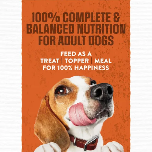 Vista 4 de Purina Moist and Meaty Hamburguesa con Sabor a Queso Cheddar Comida Seca Suave para Perros en Bolsas - 36 ct. Bolsa
