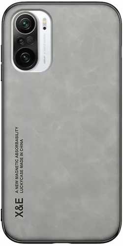 Vista 6 de Kepuch Funda de seda negra para Xiaomi 11i/11X Pro, Redmi K40/K40 Pro, Poco F3 - Magnético, Placa de metal incorporada